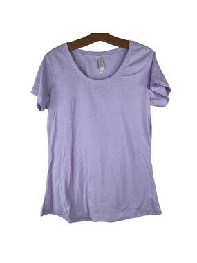 Ouray Tshirt Medium Sportswear Scoop Neck Short Sleeve Cotton Purple NEW